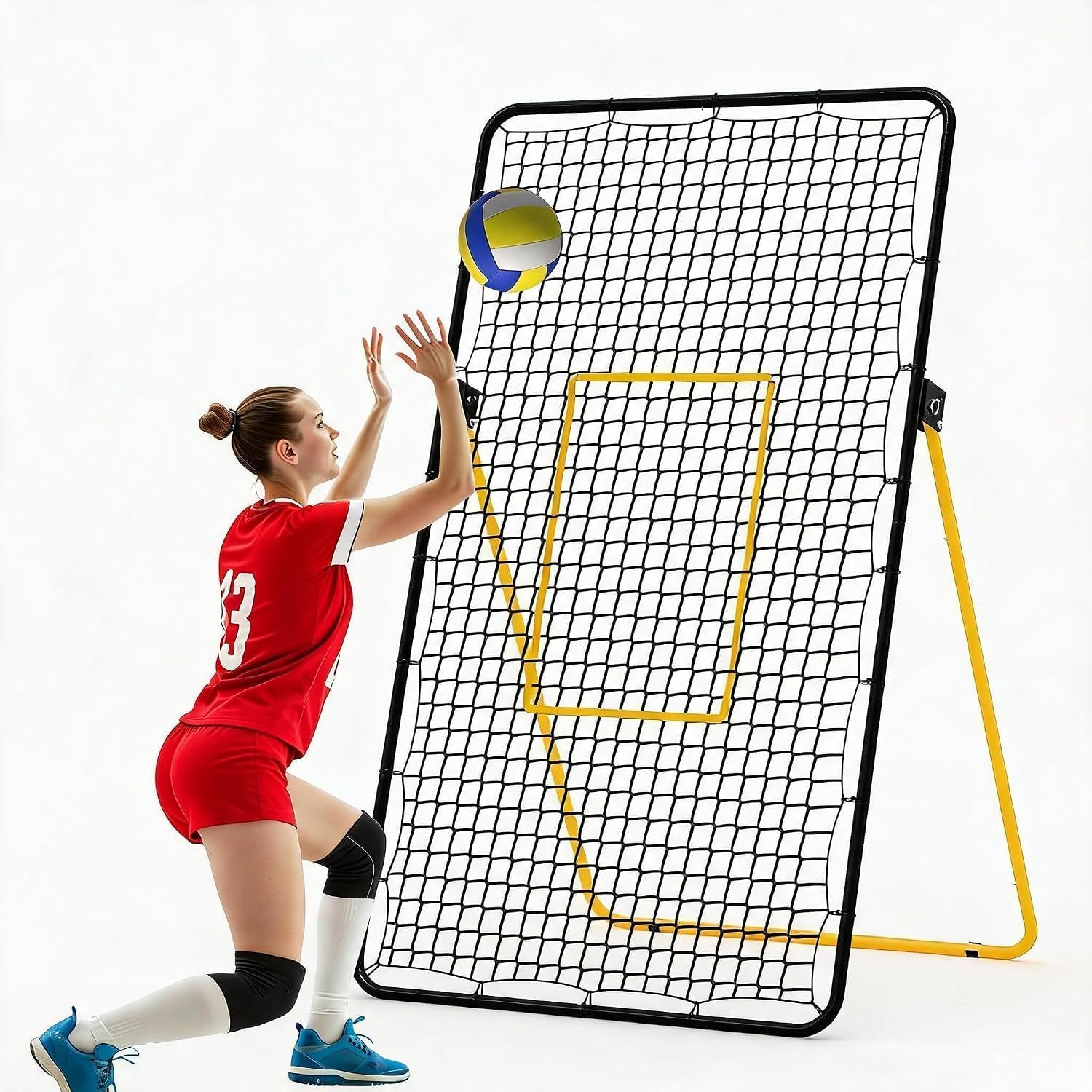Sports Equipment Volleyball - Siatka do treningu siatkówki 7x4 stopy,