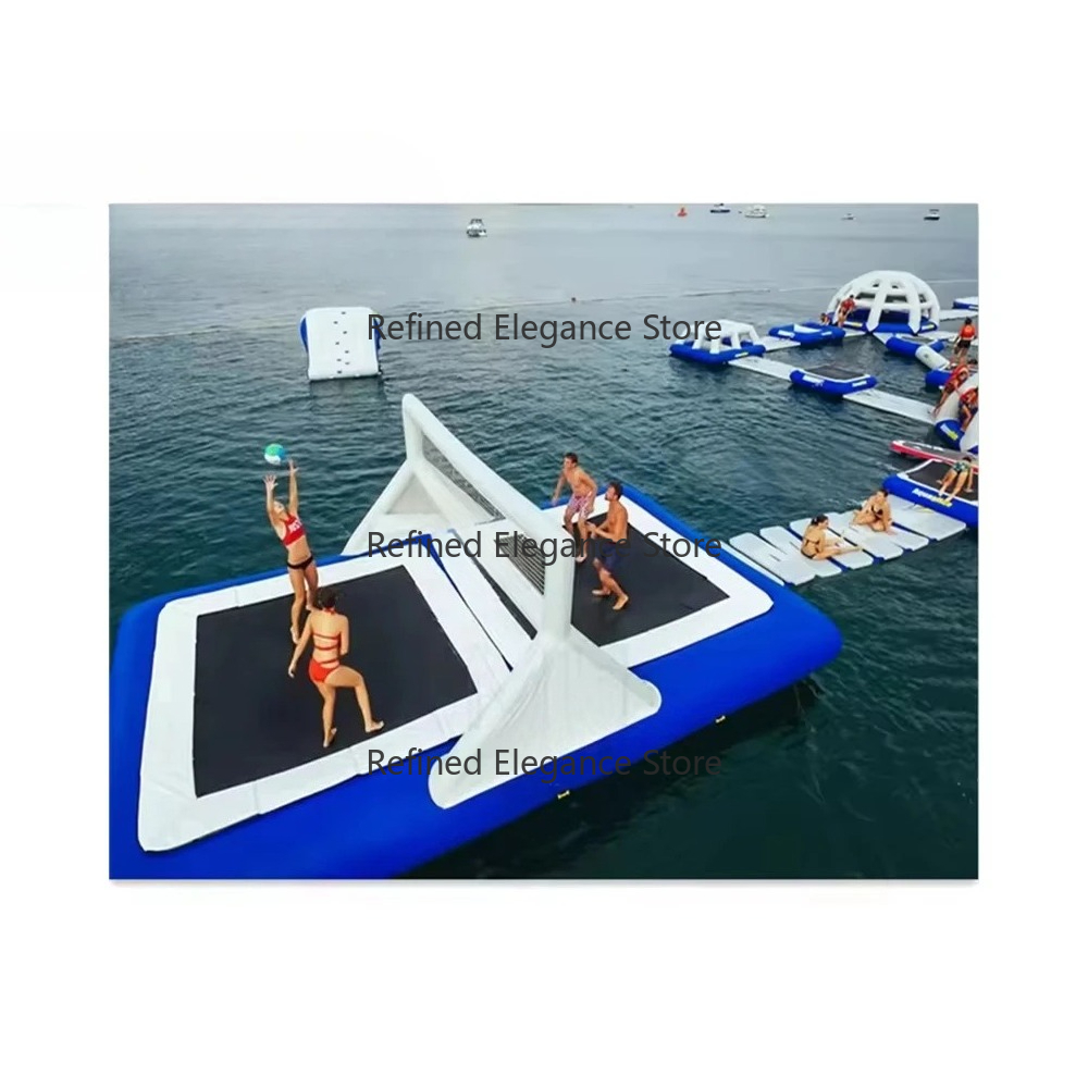 Sports Equipment Volleyball - Nadmuchiwana pływająca trampolina do siatkówki z