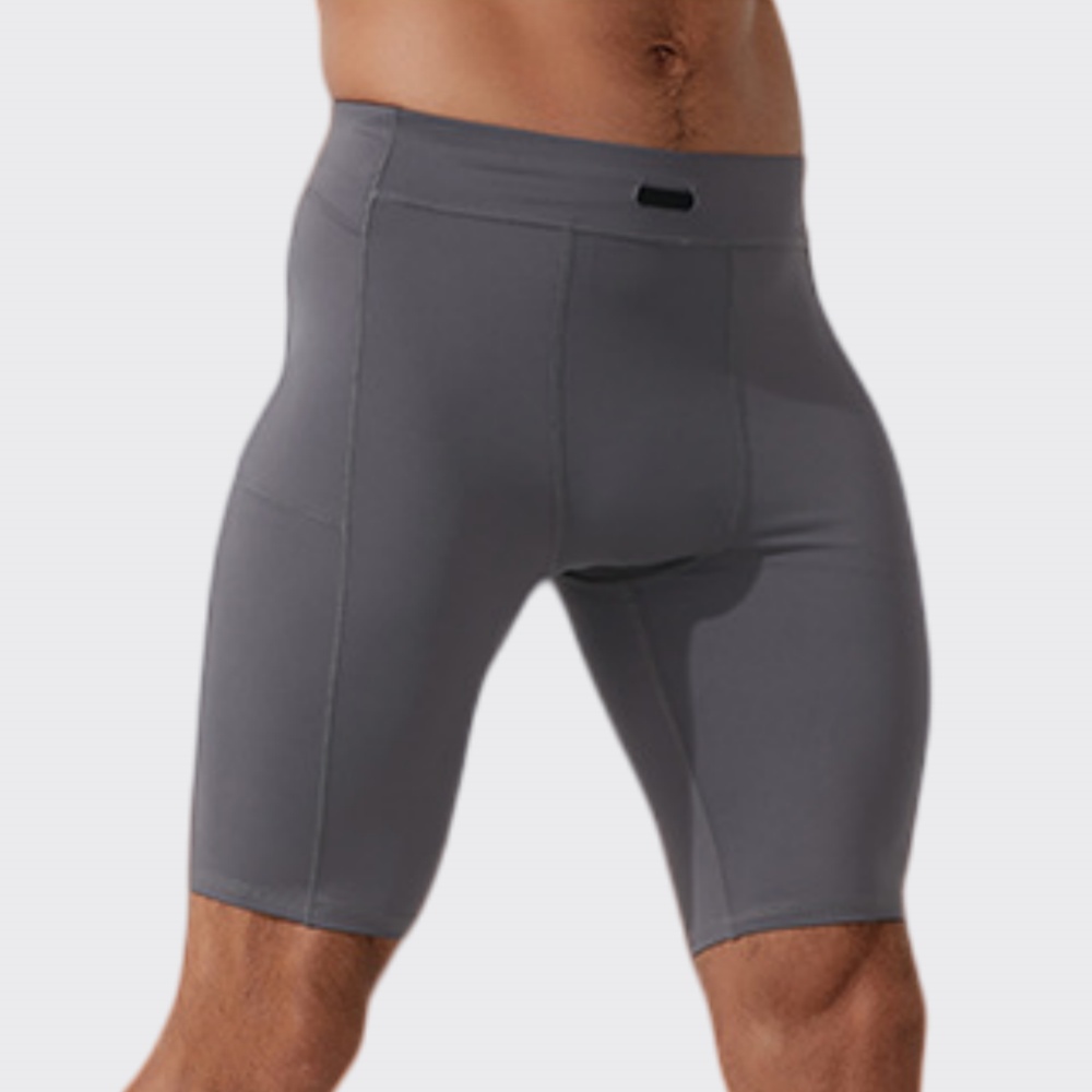 Sports Equipment For Running - Męskie spodenki sportowe kompresyjne do biegania,