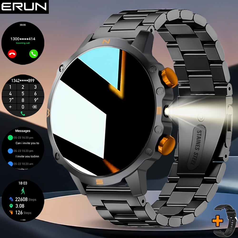 Sports Equipment In French - Smartwatch męski, kompatybilny z systemami iPhone