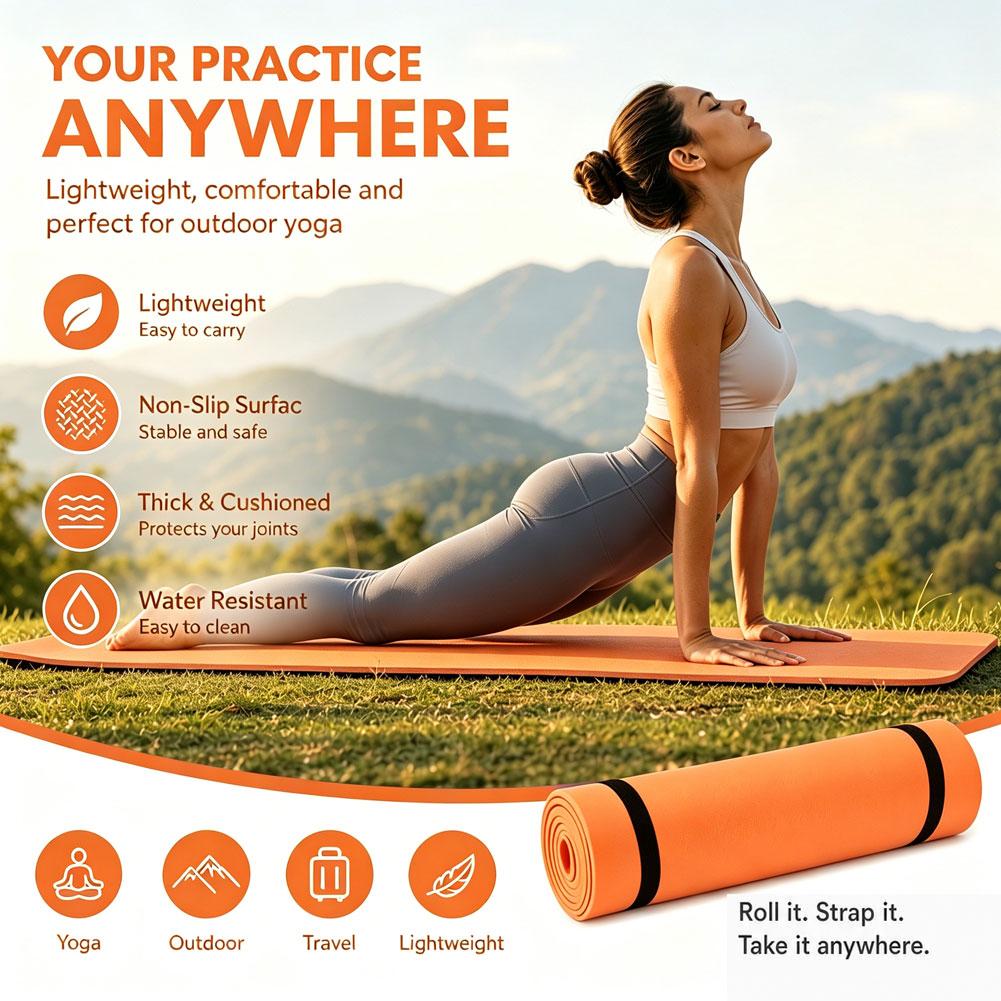 Mata do jogi 180x50cm antypośl – Sports Equipment Pictures recenzja i cena
