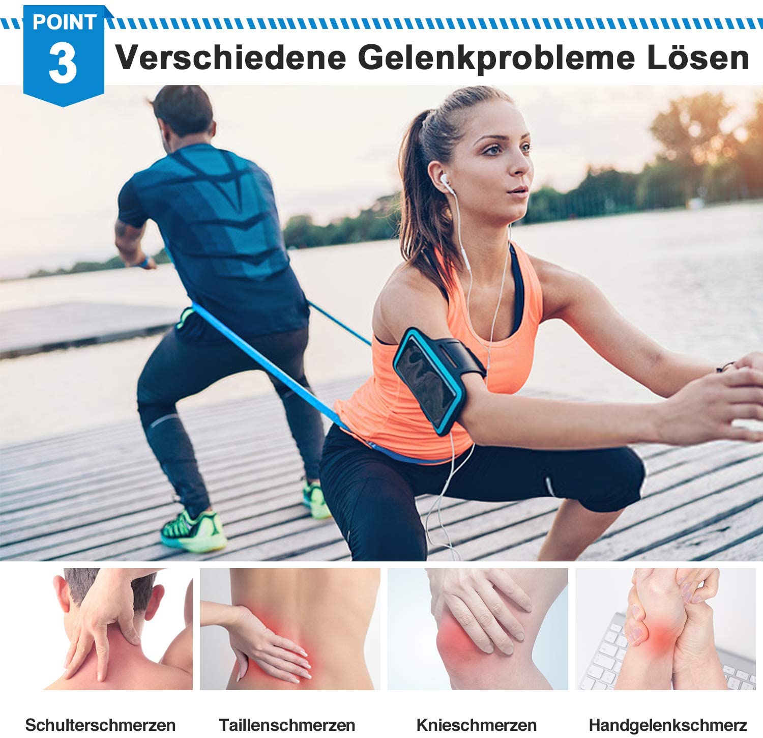 Elastyczne taśmy fitness 3 szt – Sports Equipment Pictures recenzja i cena