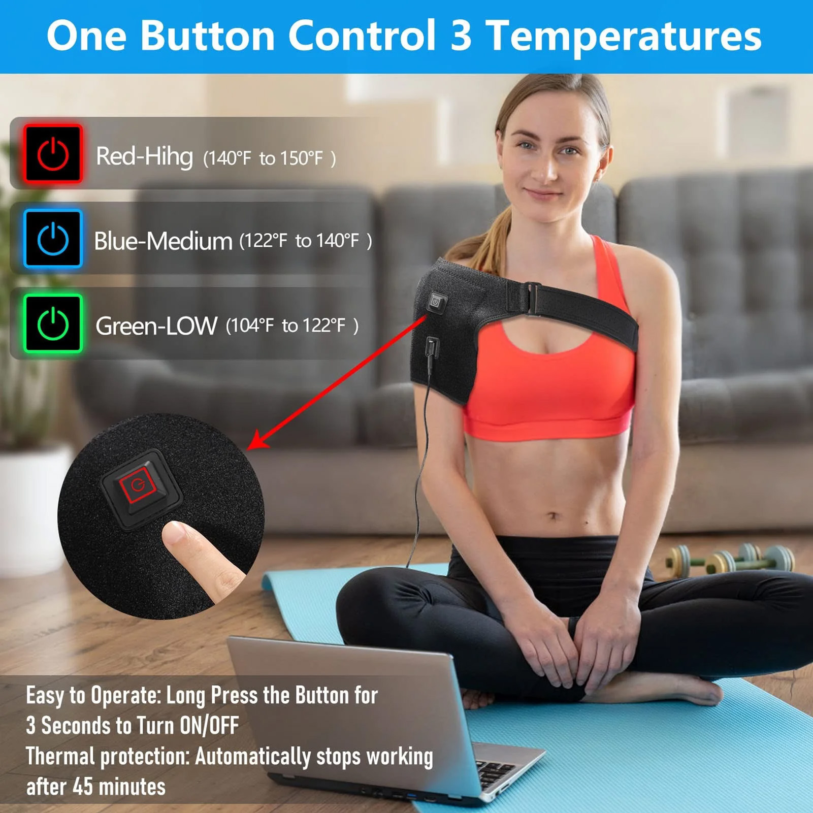 Podgrzewana orteza barkowa Usb – Sports Equipment United recenzja i cena